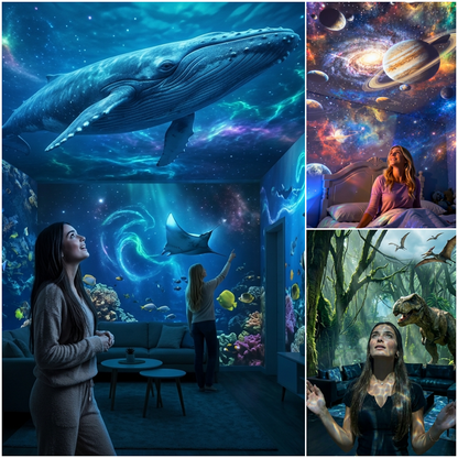 ✨Last day Promotion🎉5D Galaxy Ocean Projector for Bedroom