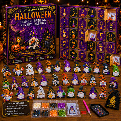 🔥31 Days of Gnome Surprises Halloween Diamond Painting Advent Calendar